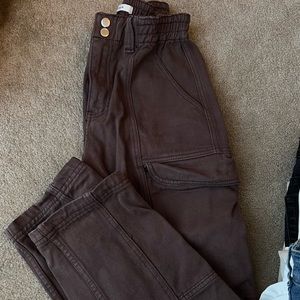 Brown cargo pants